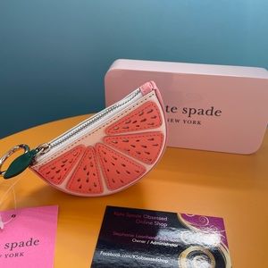 NWT Kate Spade Tini Grapefruit Coin Purse